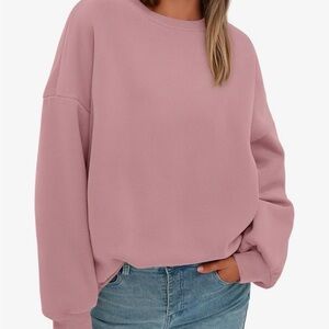 Pink Oversized Sweatshirt